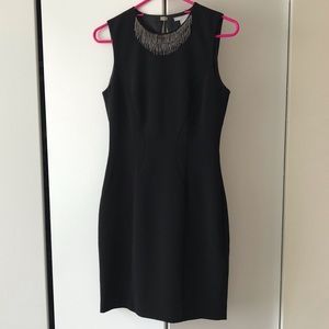 Black H&M dress.